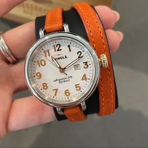 NWT Shinola Detroit Birdy Wrap Watch